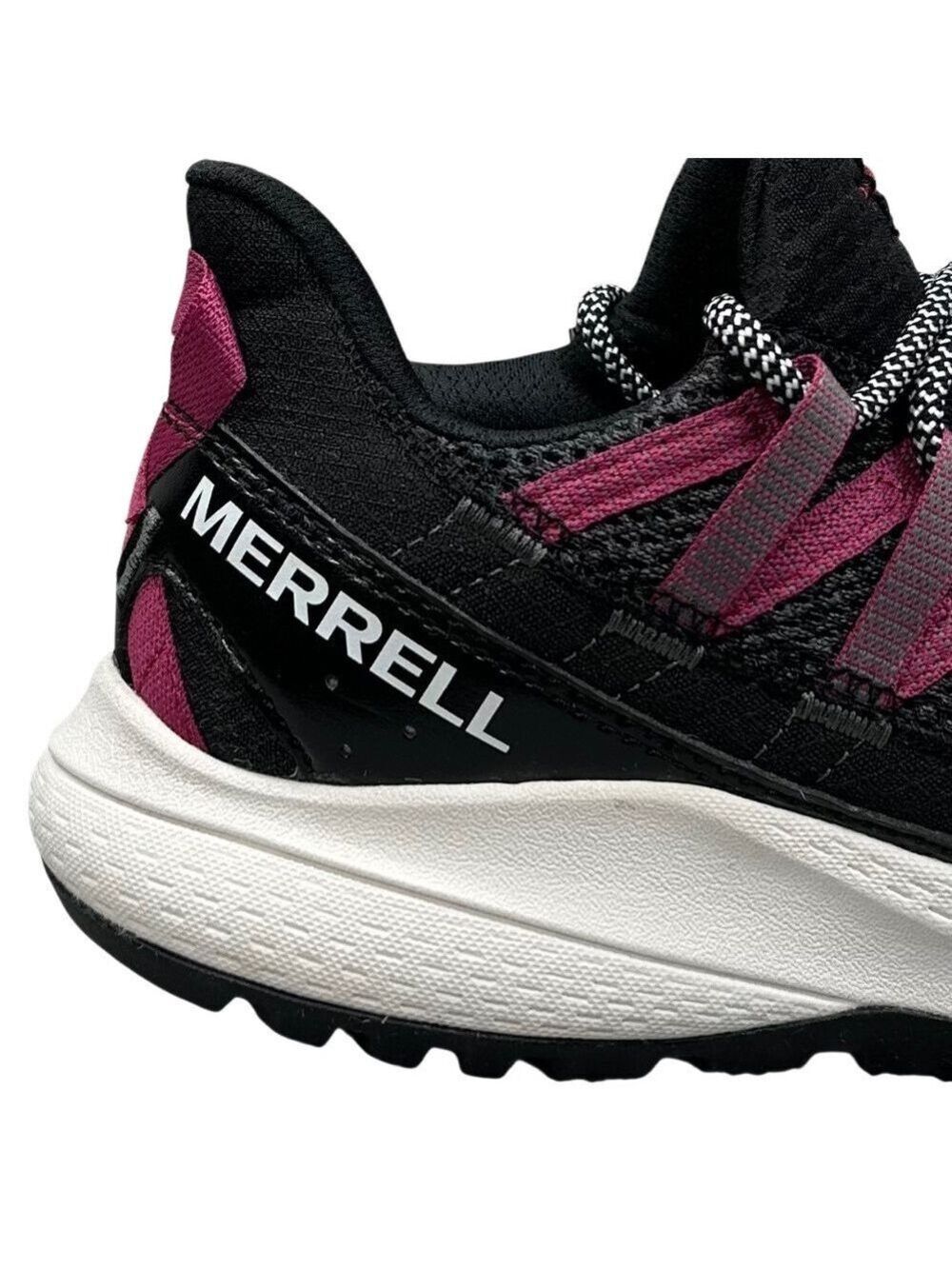 Merrell Women's Bravada Edge Black Fuchsia Hiking Trail Sneaker Shoes Size 7 - Picture 7 of 10